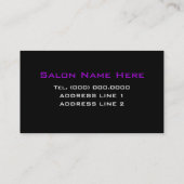 化粧品の名刺 名刺 (裏面)