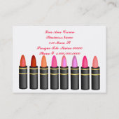 化粧品の販売人 名刺 (裏面)