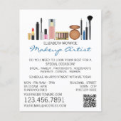 化粧品の選択、メイクア広告ーティスト チラシ (正面)