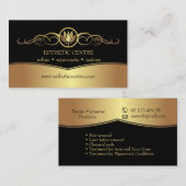 化粧品はスタジオの名刺を構成します 名刺 (正面/裏面)