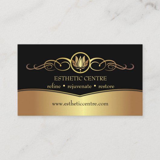 化粧品はスタジオの名刺を構成します 名刺 (正面)