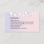 化粧品はスタジオの名刺を構成します 名刺 (裏面)