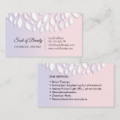 化粧品はスタジオの名刺を構成します 名刺 (正面/裏面)