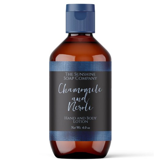 化粧品または石けん包装ラベル – 黒と青 ラベル