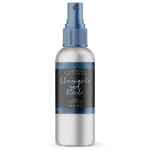 化粧品または石けん包装ラベル – 黒と青 ラベル