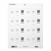 化粧品ステッカーテンプレートスキンケアボトル ラベル (フルシート)