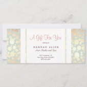 化粧品スパ金ゴールドサークルのギフト証明書 (正面)