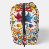 化粧品バッグカラフルフローラルパターン ドップキット (右)
