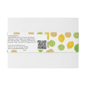 化粧品バーソープバンド製品ラベルラップレモン 招待状ベリーバンド (裏面例)