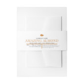 化粧品バーソープベリーバンドラベルラップアーモンド 招待状ベリーバンド (正面例)