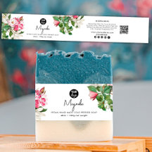 化粧品バーソープベリーバンドラベルラップマグノリア