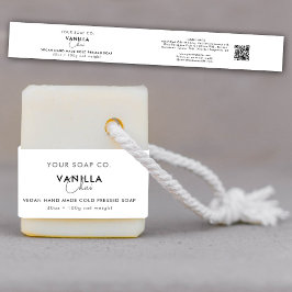 化粧品バー石けんバンドテンプレート製品ラベルラップ 招待状ベリーバンド