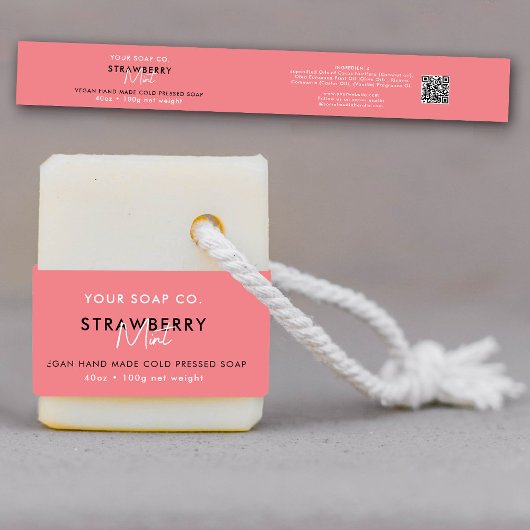 化粧品バー石けんバンドテンプレート製品ラベルラップ 招待状ベリーバンド