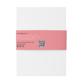 化粧品バー石けんバンドテンプレート製品ラベルラップ 招待状ベリーバンド (裏面例)