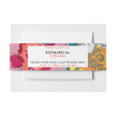 化粧品バー石けんバンド製品ラベルラップカラフル 招待状ベリーバンド (正面例)