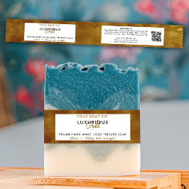 化粧品バー石けんバンド製品ラベルラップ金ゴールド 招待状ベリーバンド