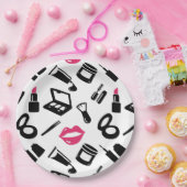 化粧品パターン ペーパープレート (パーティー)