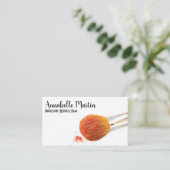 化粧品ブラシメーキャップアーティスト 名刺 (スタンド正面)