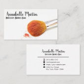 化粧品ブラシメーキャップアーティスト 名刺 (正面/裏面)