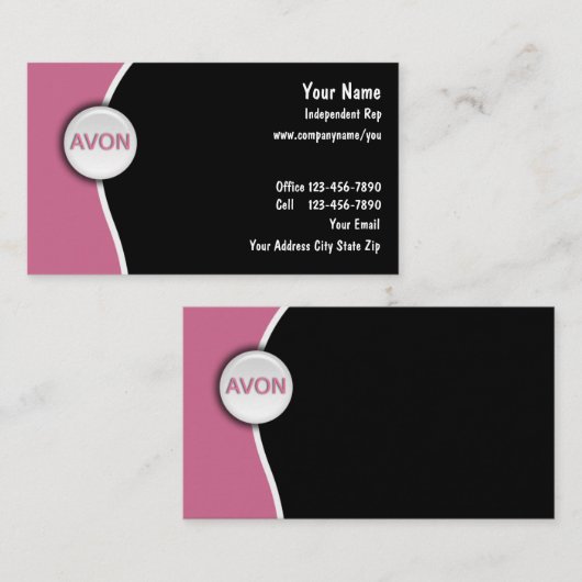 化粧品名刺 名刺 (正面/裏面)