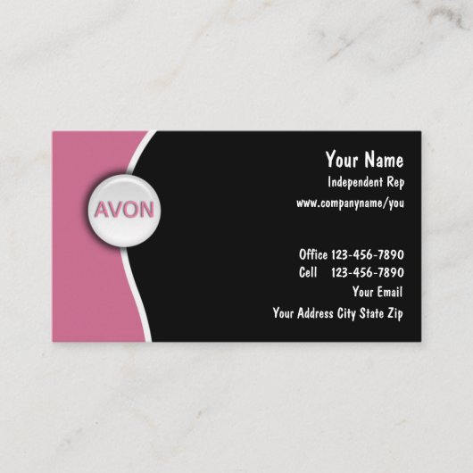 化粧品名刺 名刺 (正面)