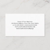 化粧品女性美しい | メイクアップブラシ 名刺 (裏面)