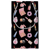 化粧品模様化粧品学 スモールペーパーバッグ (裏面)