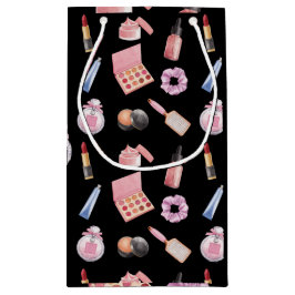 化粧品模様化粧品学 スモールペーパーバッグ