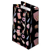 化粧品模様化粧品学 スモールペーパーバッグ (裏面アングル)