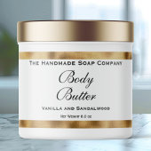 化粧品瓶ラベル – 白と織フェイクり金ゴールド ペットボトルラベル