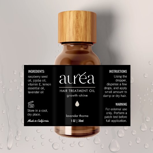 化粧品1 OZ/30mlドロッパーボトル防水ラベル ラベル