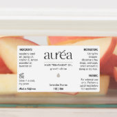 化粧品1 OZ/30mlドロッパーボトル防水ラベル ラベル (貼付)