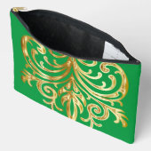 化粧品、クリスマスプレゼント機関®大 アクセサリーポーチ (見開き)