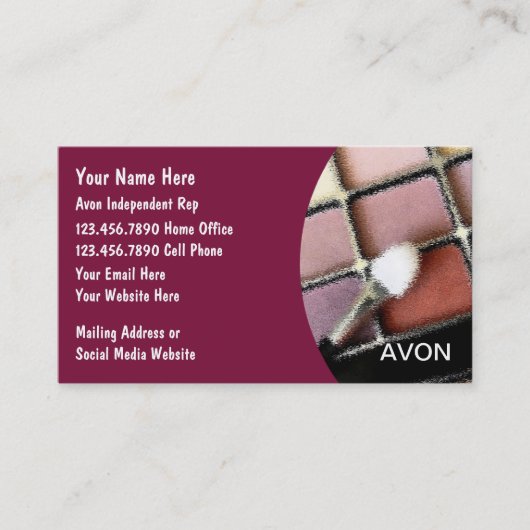 化粧品Repの名刺 名刺 (正面)