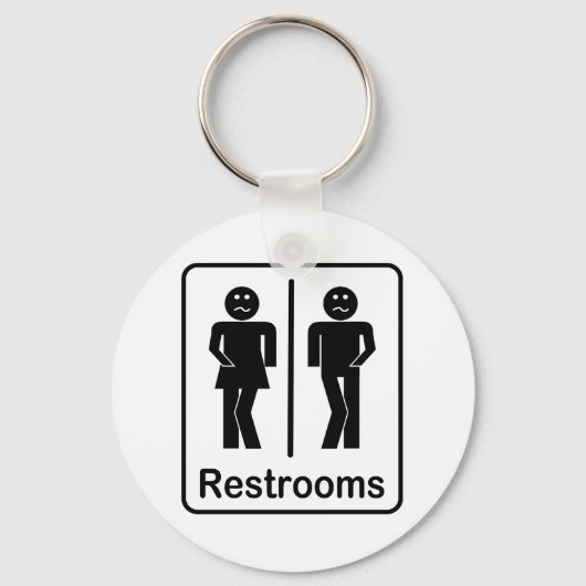 化粧室のキーチェーン キーホルダー (正面)