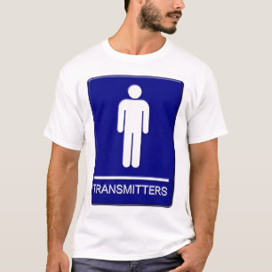 化粧室のシンボルや象徴-人 Tシャツ