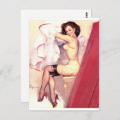 化粧室のピン留め ポストカード (正面/裏面)