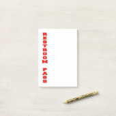 化粧室パス ポストイット (デスク上)