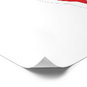 化粧室ポインティングフィンガーカーニバルサーカスサインLFT ポスター (角)