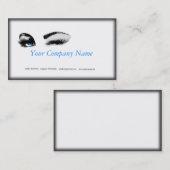 化粧専門家女性美しい顔目白 名刺 (正面/裏面)