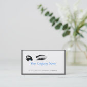 化粧専門家女性美しい顔目白 名刺 (スタンド正面)