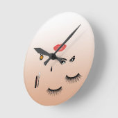 化粧時計 ラウンド壁時計 (傾斜)