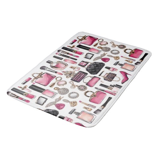 化粧用メイクブラシネイルポリッシュバスマット バスマット (アングル)