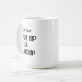 化粧目覚めれば コーヒーマグカップ (正面左)