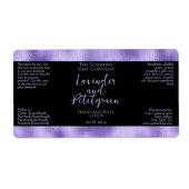 化粧石鹸包装ラベル – 白黒 ラベル (正面)