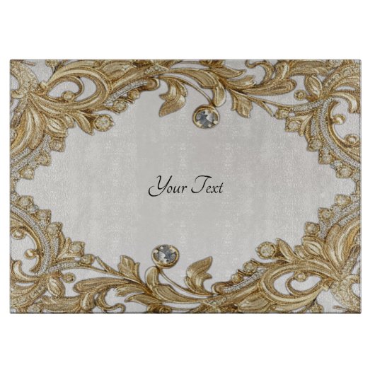 化粧金ゴールド裁断板 カッティングボード (正面)