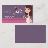 化粧-ネイルアートの名刺 名刺 (正面/裏面)