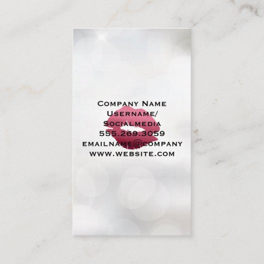 化粧 |口紅の色 名刺 (裏面)