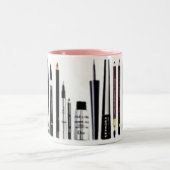 化粧mug<33 ツートーンマグカップ (中央)