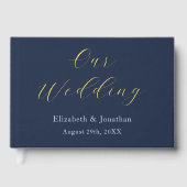 化膿性ブルー結婚ズ ゲストブック (正面)